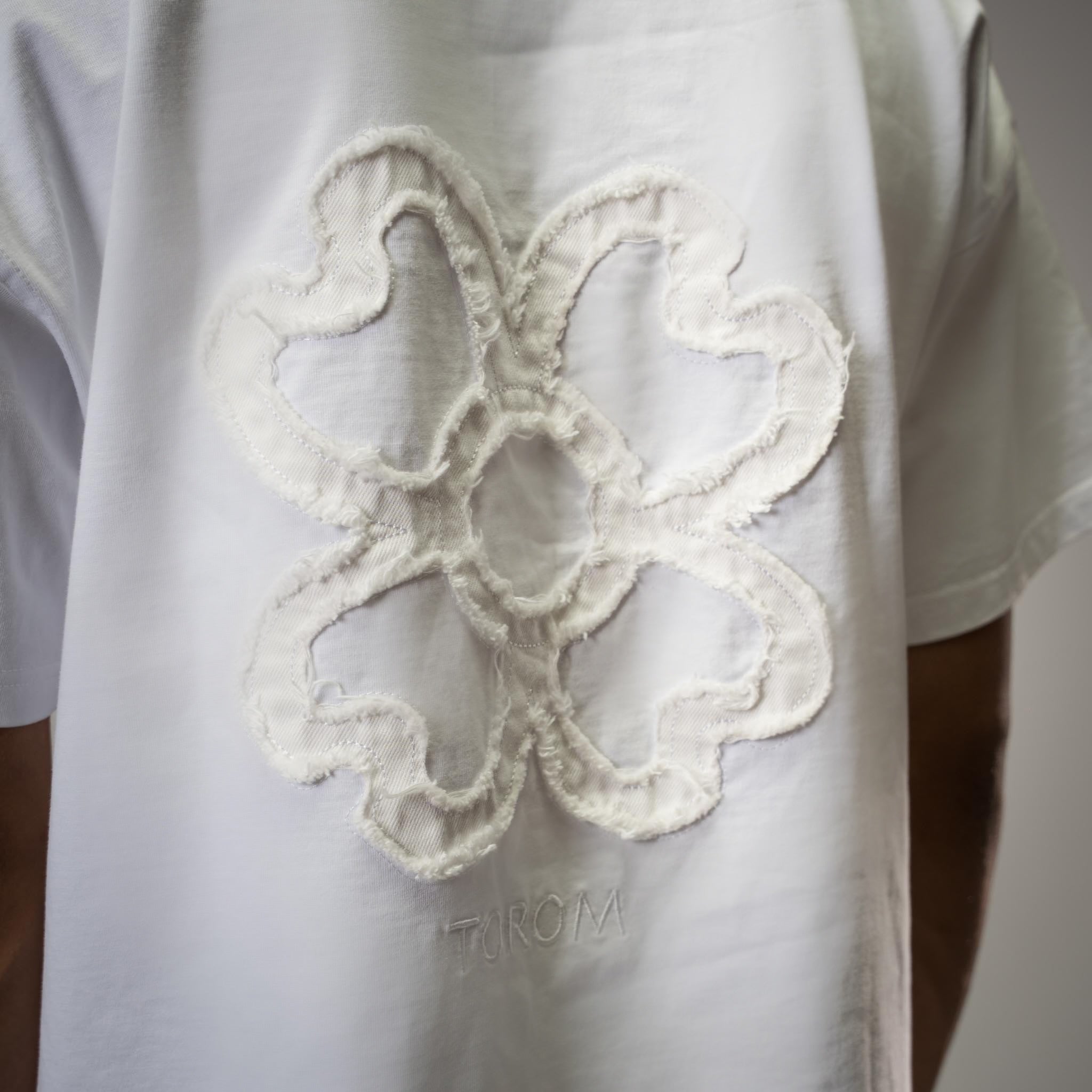 TOROM - T-shirt blanc Neige