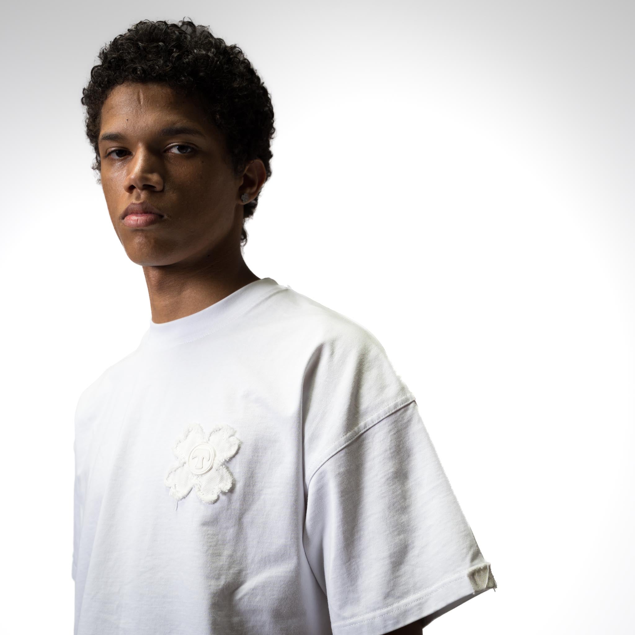 TOROM - T-shirt blanc Neige