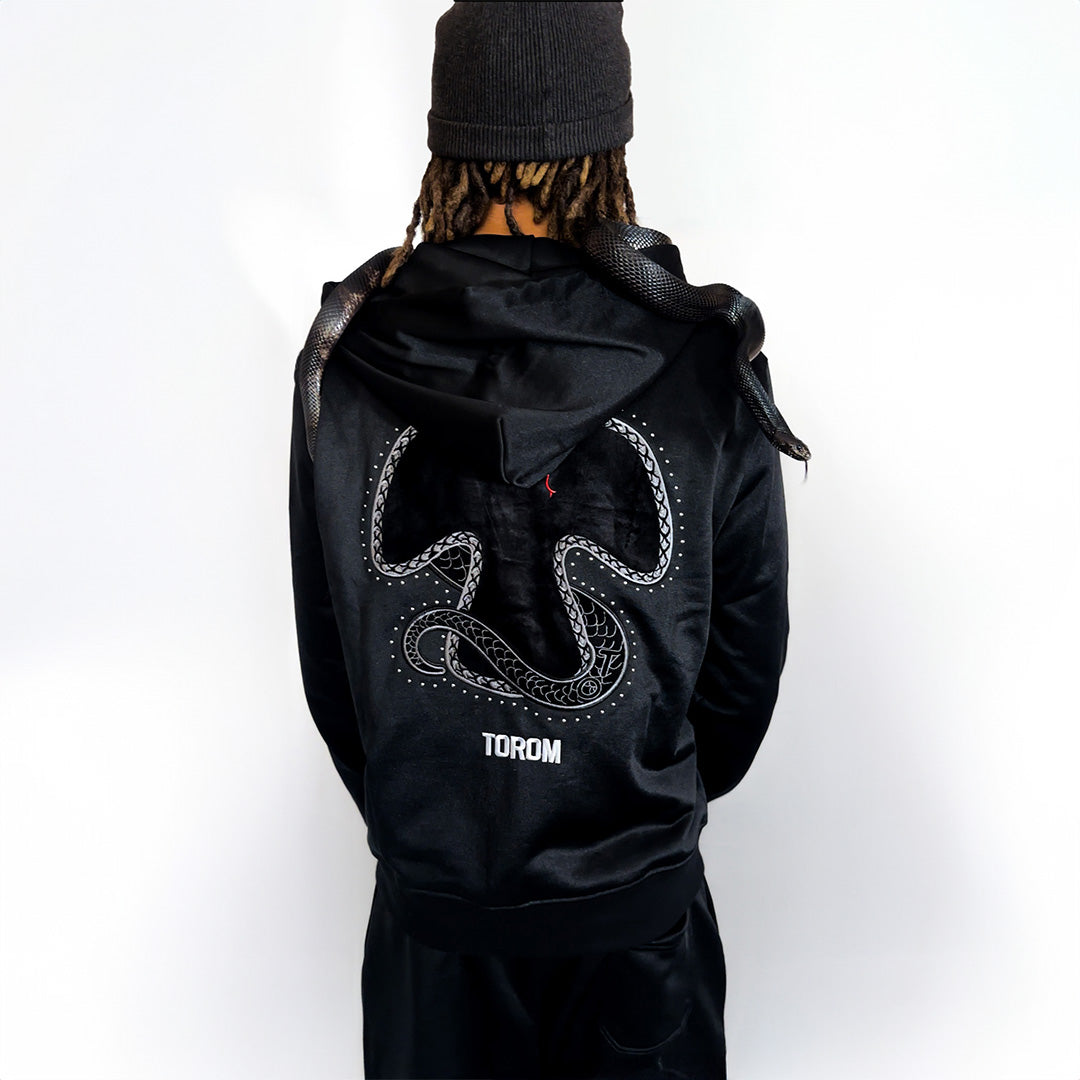 Veste Serpent Noir