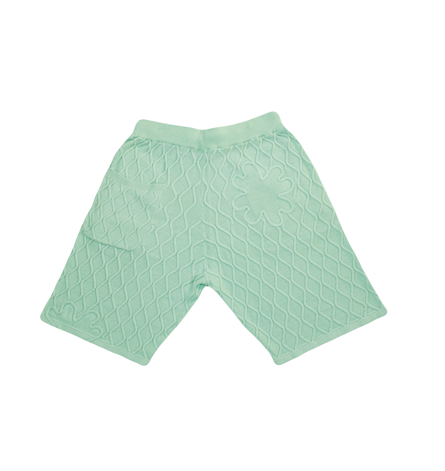 Short Trèfle en Laine Vert Menthe